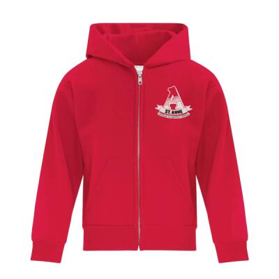 YOUTH - Full Zip Fleece Hoodie Thumbnail